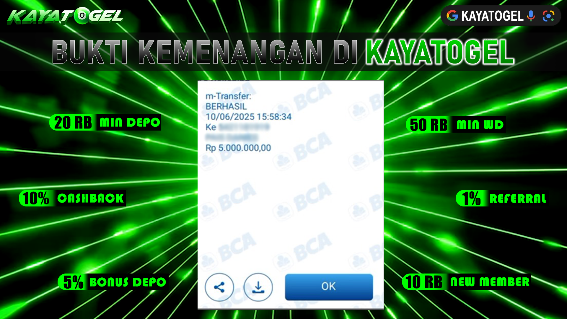 KAYATOGEL JACKPOT SLOT KOI GATE Rp.5.000.000.,- LUNAS