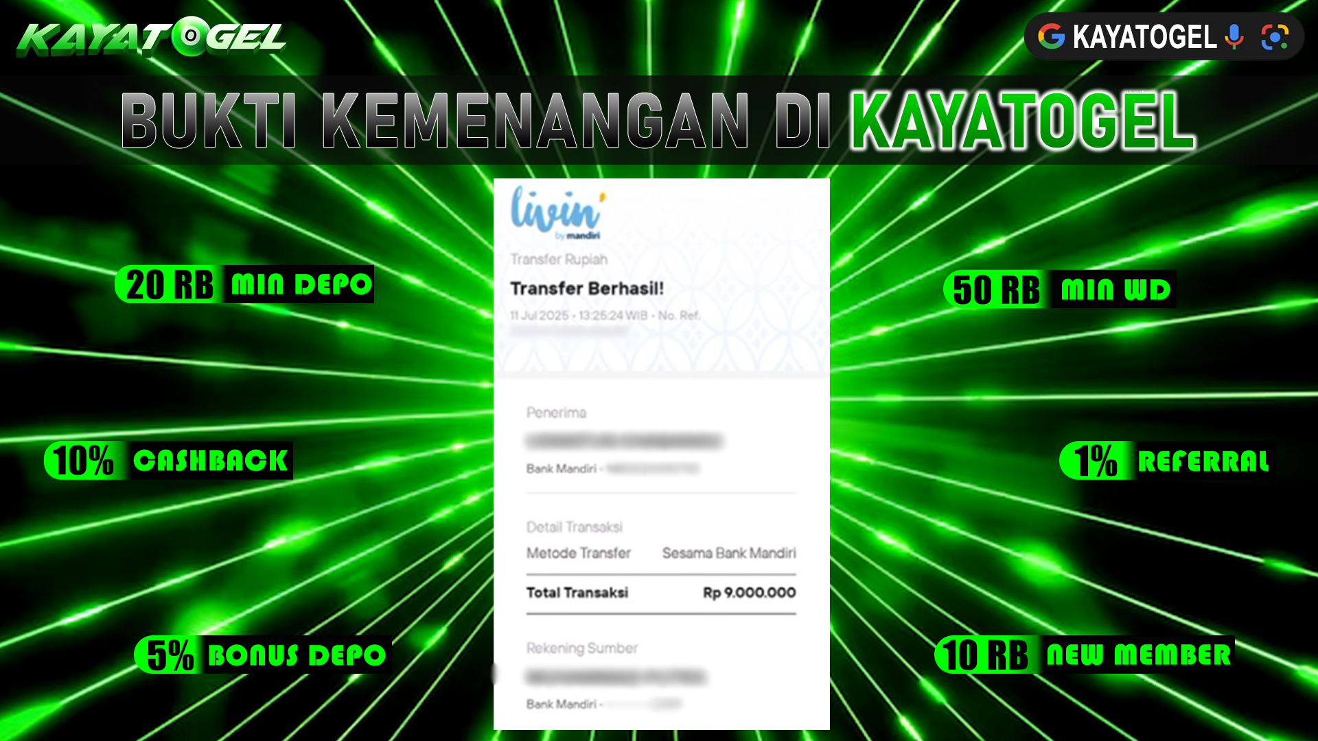 KAYATOGEL JACKPOT TOGEL PASARAN TOTO MACAU Rp.9.000.000.,- LUNAS