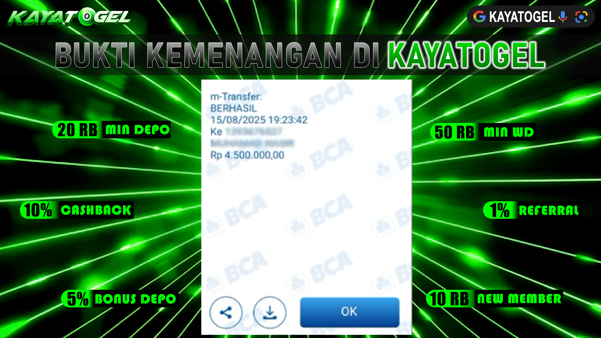 KAYATOGEL JACKPOT SLOT BUFFALO WIN Rp.4.500.000.,- LUNAS