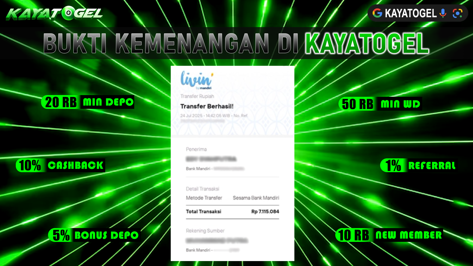 KAYATOGEL JACKPOT TOGEL PASARAN SYDNEY Rp.7.115.084.,- LUNAS