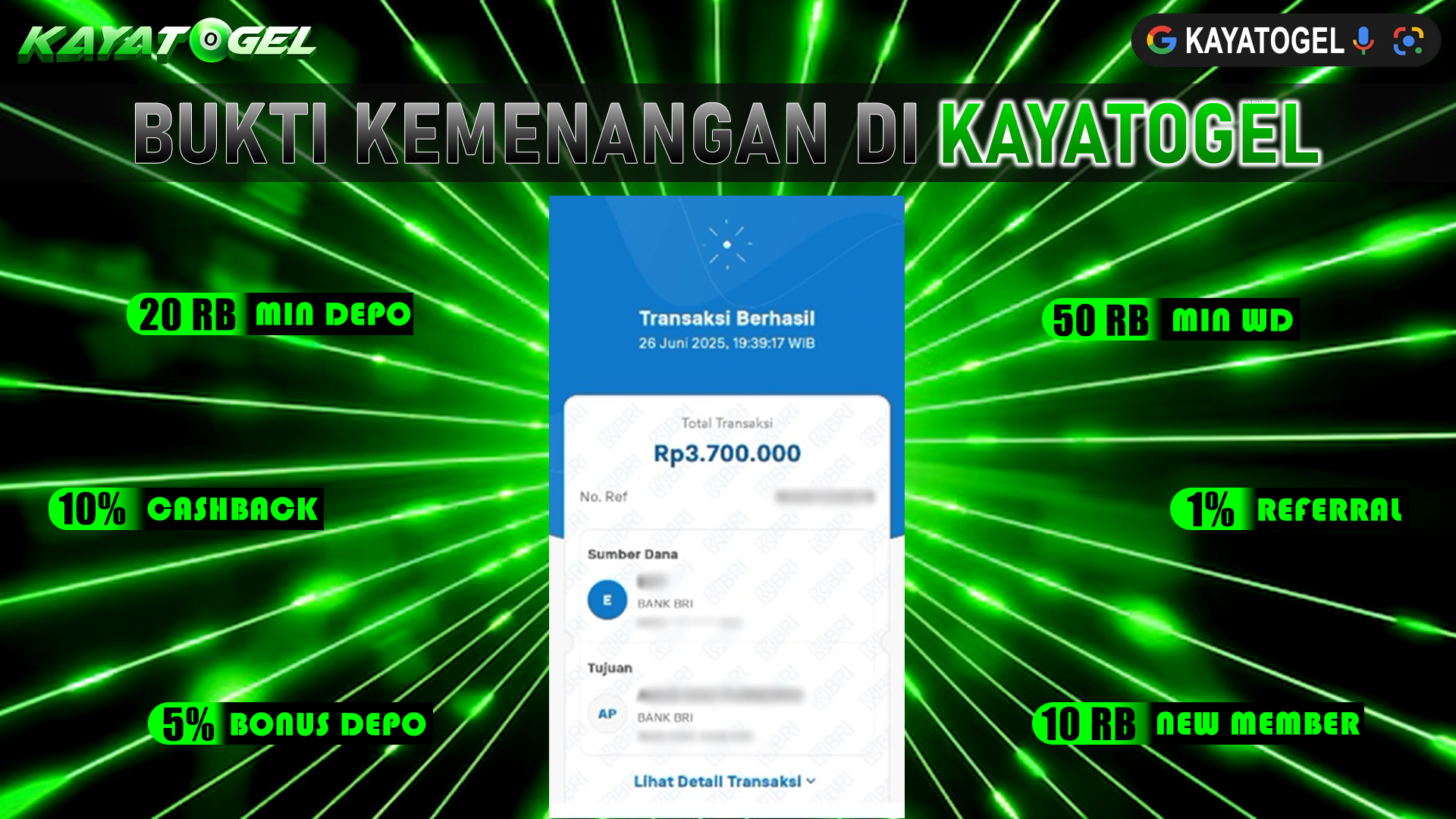 KAYATOGEL JACKPOT TOGEL PASARAN FRANKFURT Rp.3.700.000.,- LUNAS