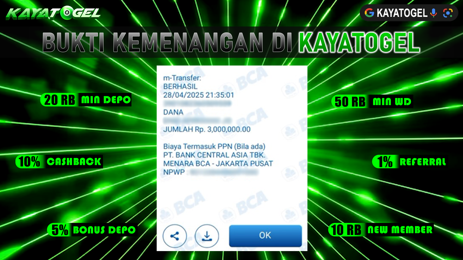 KAYATOGEL JACKPOT TOGEL PASARAN WENZHOULOTTO Rp.3.000.000.,- LUNAS