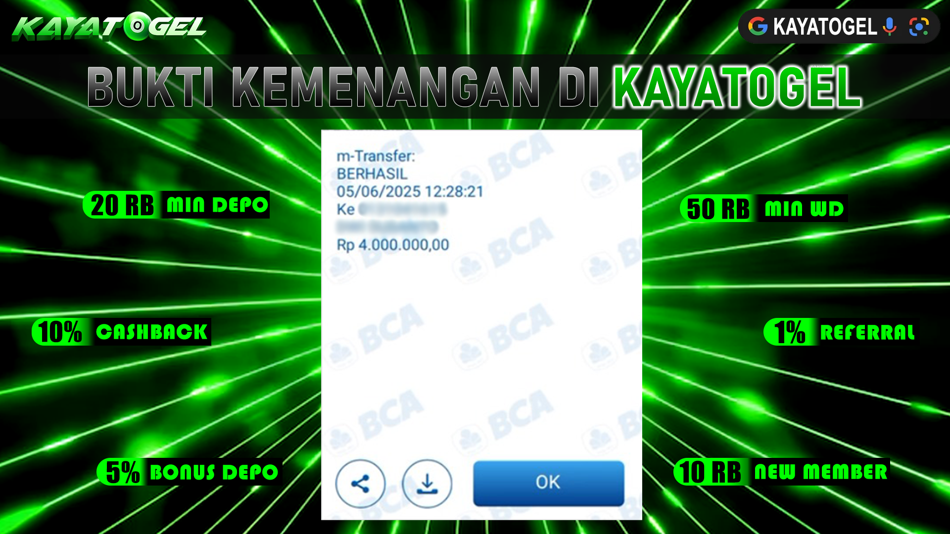 KAYATOGEL JACKPOT SLOT MAHJONG KING Rp.4.000.000.,- LUNAS