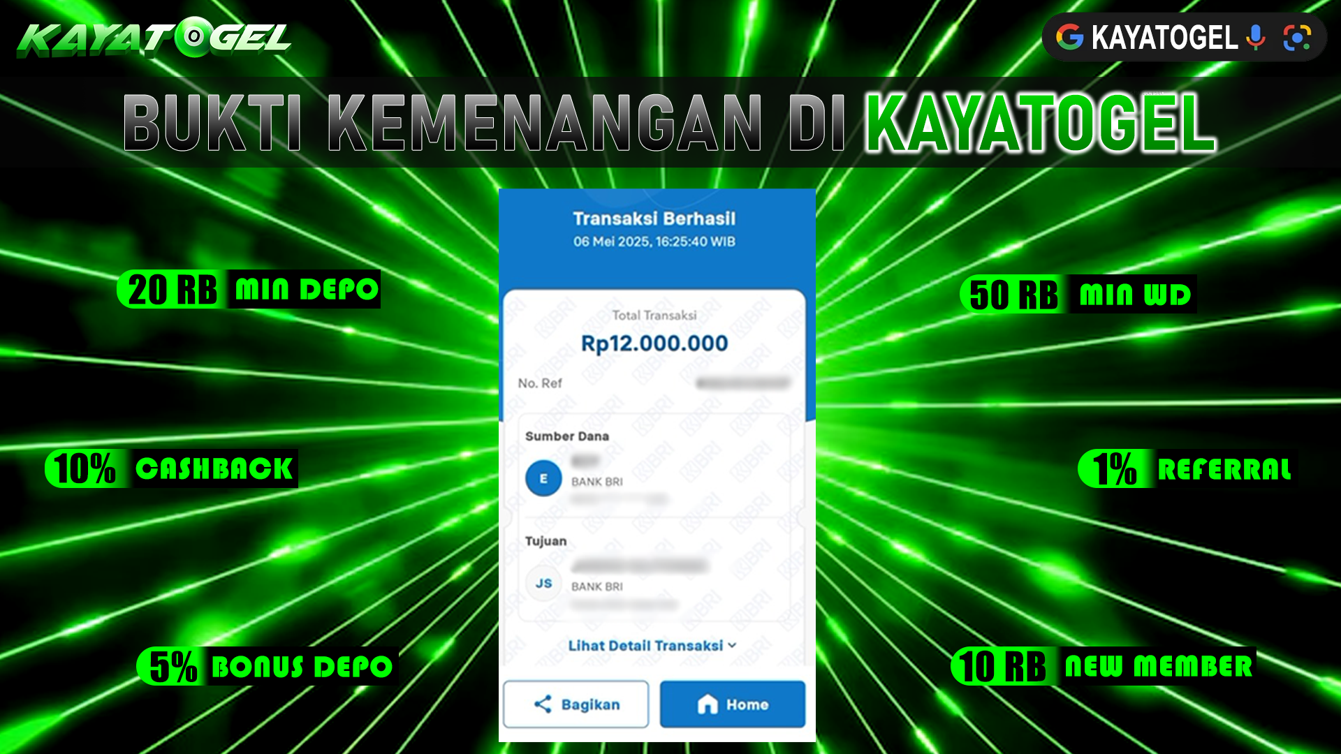 KAYATOGEL JACKPOT TOGEL PASARAN TOTO MACAU Rp.12.000.000.,- LUNAS