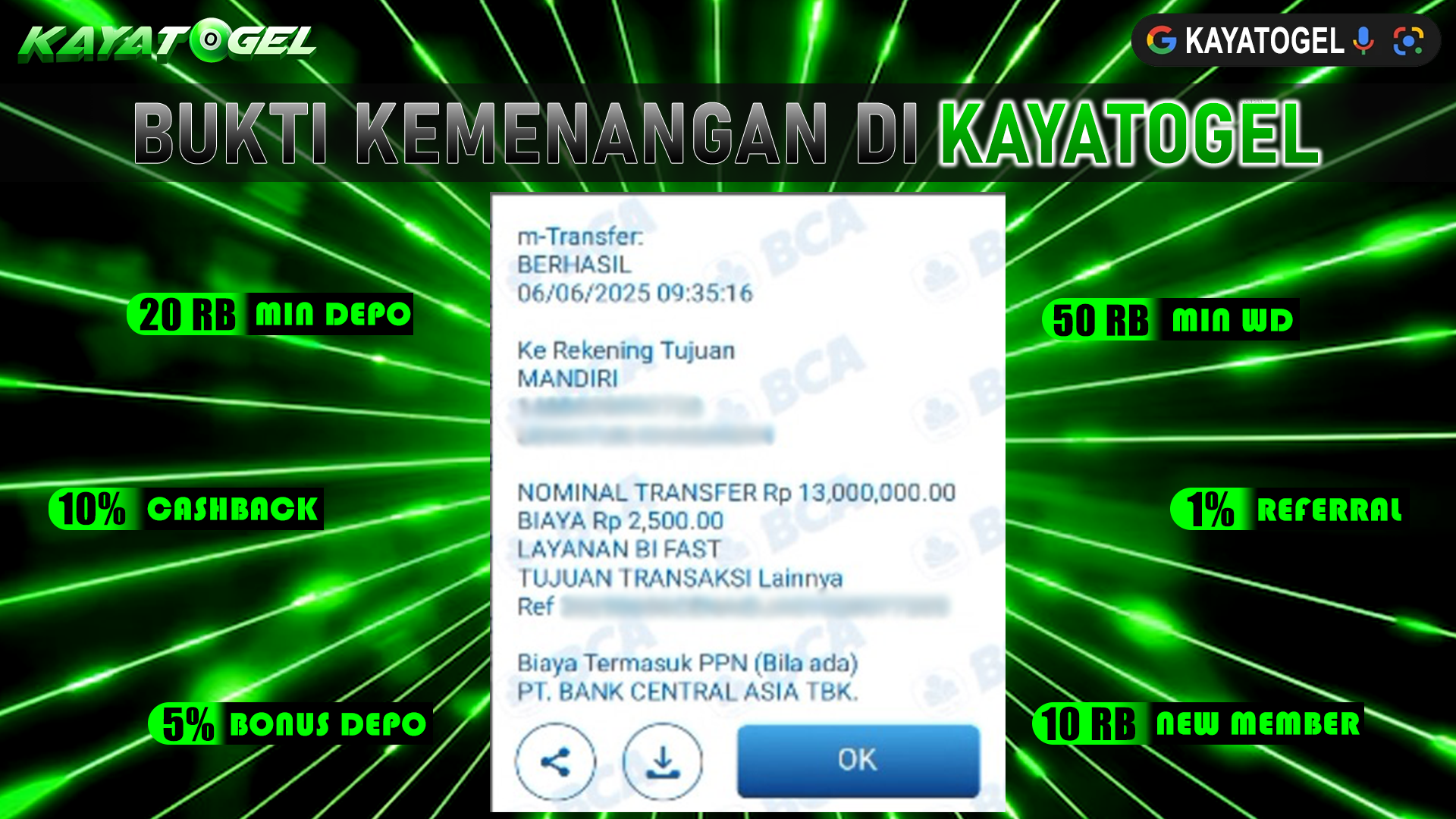 KAYATOGEL JACKPOT SLOT MAHJONG WINS 2 Rp.13.000.000.,- LUNAS