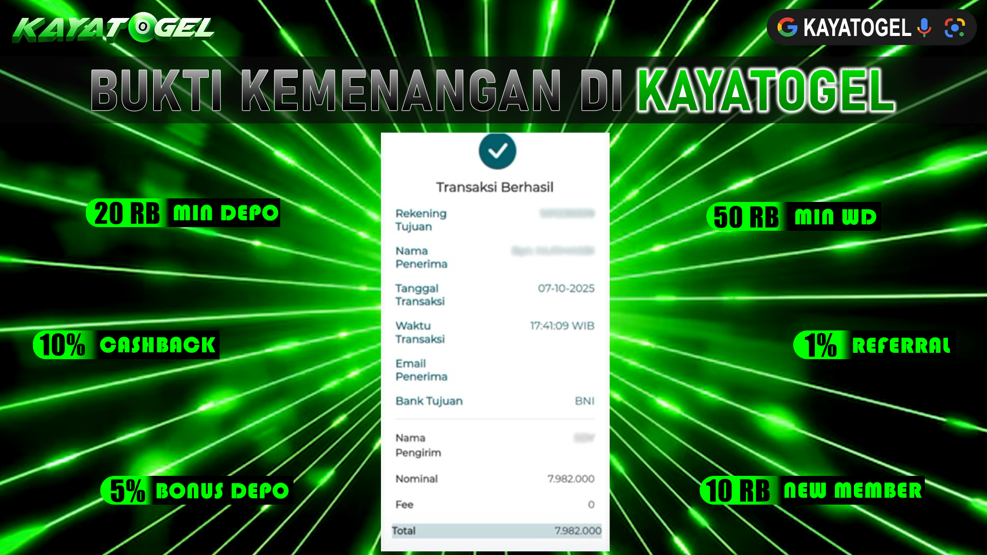 KAYATOGEL JACKPOT TOGEL PASARAN WENZHOULOTTO Rp.7.982.000.,- LUNAS
