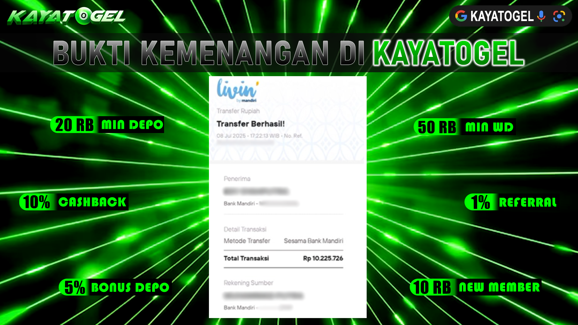 KAYATOGEL JACKPOT TOGEL PASARAN WENZHOULOTTO Rp.10.225.726.,- LUNAS