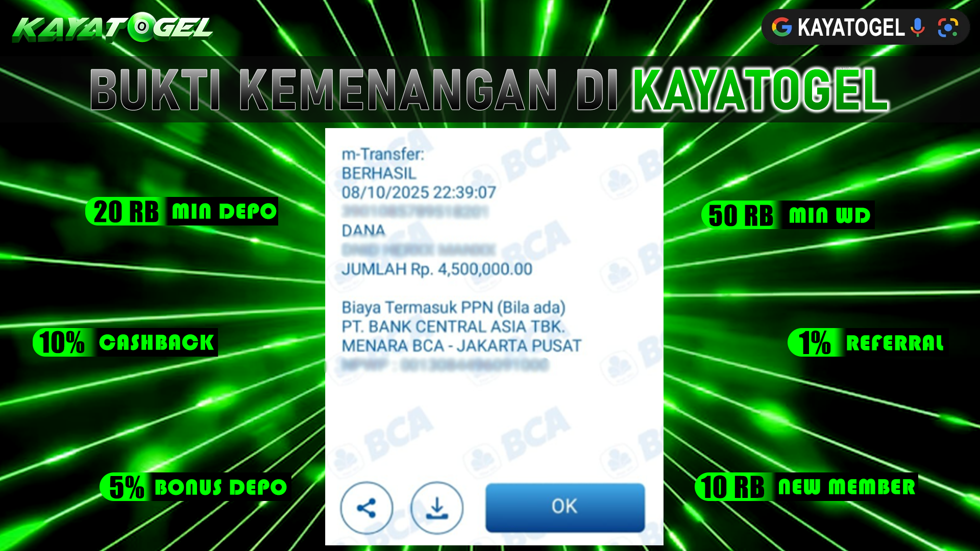 KAYATOGEL JACKPOT SLOT SPIN ROYAL BIRDS Rp.4.500.000.,- LUNAS